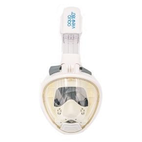 מסכת צלילה לילדים Aquaview180° - לבנה